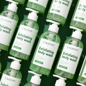 Exfoliante Body Wash Limón Aloe Vera Miel Rosa Exfoliante Natural Partículas Hidratante Baño Ducha Gel OEM/ODM Etiqueta privada - Product Image 3