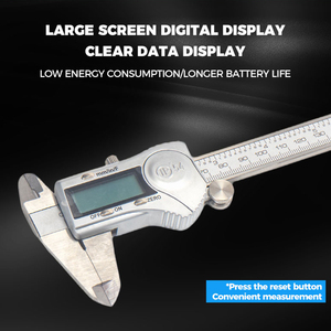 Calibrador Digital de 150 mm, Calibrador Vernier Digital Electrónico de Acero Inoxidable, Calibrador Vernier de Metal - Product Image 4