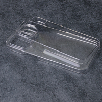 Vente en gros d'étuis de téléphone transparents en PC pour iPhone 16 15 14 13 12 Pro Max, coque arrière transparente en PC pour téléphone portable
