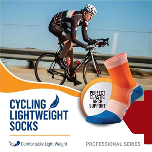 Professional Cycling Compression Crew <b>Socks</b> Breathable Support Athletic <b>Socks</b> High Quality Wholesale - Product Image 5