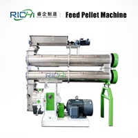 Machine à granulés RICHI Ring Die Feeds - Granulateur de granulés pour aliments de lapins, poissons, volailles, poulets, bovins - Capacité 1-40T/H