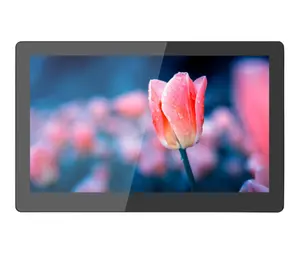 Bestview 21,5 Zoll wandmontage Vesa industrieller kapazitiver Touchscreen Panel PC 1920 x 1080 digitale Werbemaschine i3 i5 i7