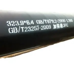 Anti Corrosion Steel Pipe Inside And Outside Plastic Coated Epoxy Steel Pipe For Sewage Discharge