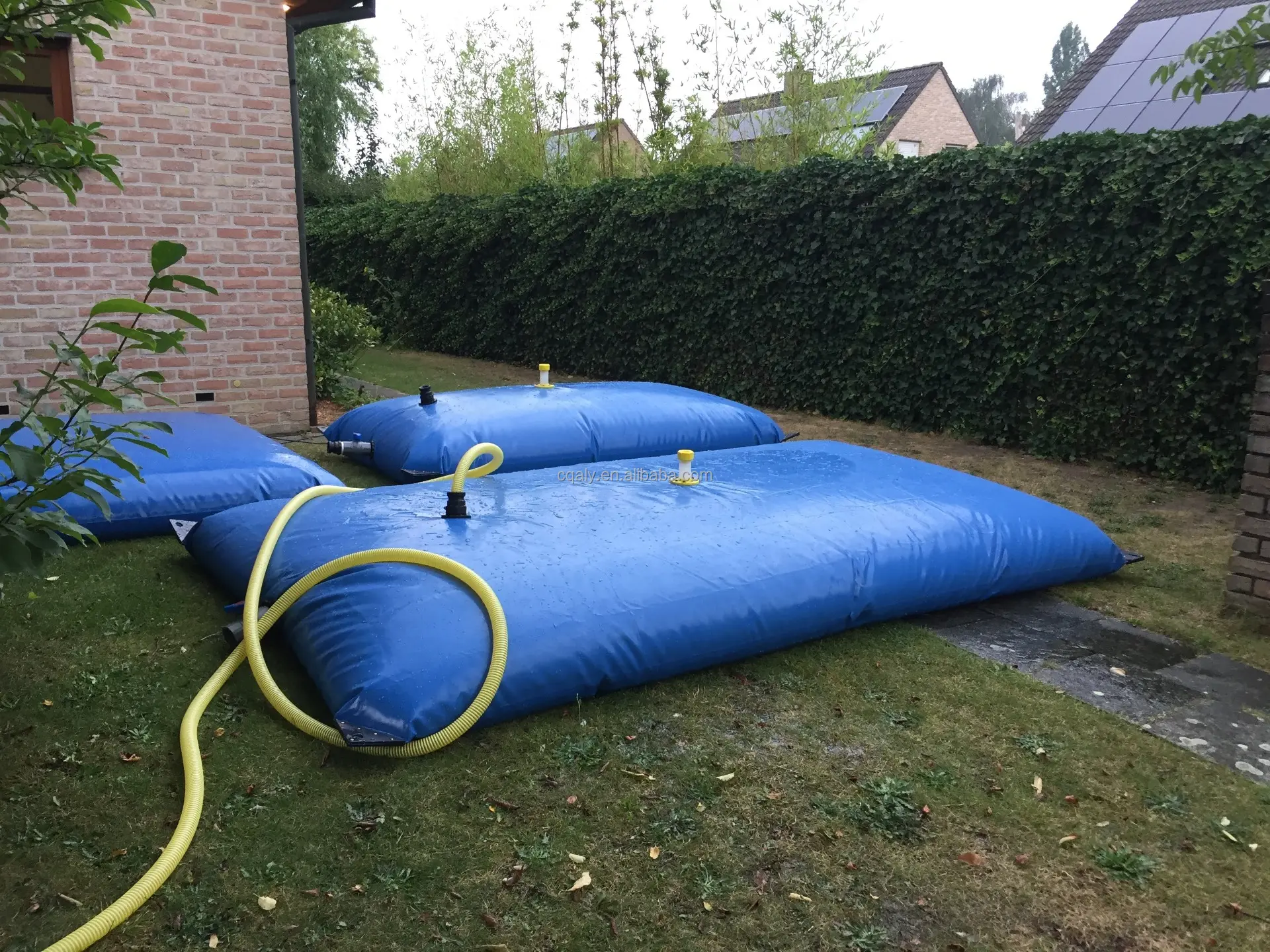 Ailinyou Venta caliente resistente a los rayos UV Flexible de 1500 litros en forma de cebolla Tanque de agua abierto para tratamiento de agua 20