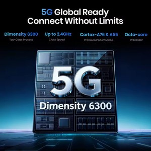 Teléfono Inteligente Resistente Fossibot F110 Pro 5G, 8GB+128GB, Batería de 10000mAh, Cámara Dual de 50MP, Pantalla HD de 120Hz, Android 15, Resistente al Agua para Exteriores - Product Image 6