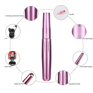 Machine à tatouer les sourcils électrique Ybeauty, crayon magnétique rouge pour tatouage des lèvres et des sourcils, maquillage permanent - Product Image 4