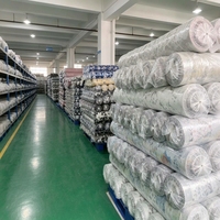 Articles en promotion Tissu microfibre 100% polyester anti-boulochage Cross 75D doux teint pour décoration Largeur 98 pouces Rideau Housse de coussin Matelas