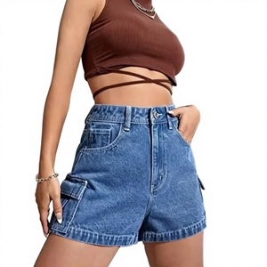 Women's Mid Waist Skinny <b>Denim</b> Shorts Spandex/Cotton Custom <b>Stretch</b> Casual Summer Fashion OEM ODM Private Label Manufacturer - Product Image 3