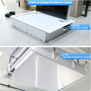 Jgst New Arrival 32-65 "thả xuống có thể thu vào 180 ° xoay TV Trần Hidden núi Lift cơ giới Trần lật xuống TV núi - Product Image 4