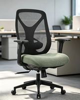 Fauteuil de Direction Moderne avec Appuie-tête Réglable et Accoudoirs Fixes - Construction en Acier Inoxydable pour Bureau à Domicile et Hôtel