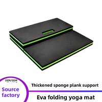 Esterilla de Yoga Plegable de EVA - Colchoneta Gruesa de Espuma Antideslizante para Deportes, Danza, Fitness, Ejercicio y Gimnasia - Almohadilla Portátil para Arrodillarse