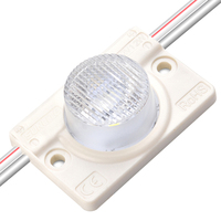 Modules d'éclairage latéral DC 12V 1.2W 1-LED IP65 avec un angle de faisceau large de 15*45, haute luminosité, lumière blanche pure pour enseignes publicitaires