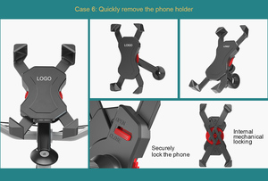 Hỗ trợ oem xe máy điện thoại di động chủ điện thoại chủ xe máy nhôm xe đạp điện thoại di động đứng - Product Image 5