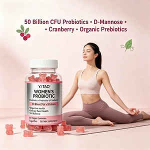 Gomitas Probióticas Sin Azúcar para Mujeres, 50B CFU, con Arándano Rojo y Prebióticos, Apoyo para la Salud del Tracto Urinario y el Equilibrio del pH, 60 Unidades - Product Image 4