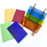 Plaque acrylique transparente et colorée à effet d'ondulation, panneau convexe pour la décoration d'hôtels, découpe personnalisée et traitement sur mesure