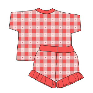 Set Estivo alla Moda per Bambine con Stampa Leopardata e Fiocco - Maglietta a Maniche Corte e Pantaloncini con Decorazioni in Pizzo - Product Image 6