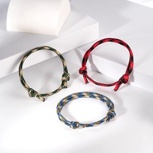 Braccialetto nautico amicizia estremamente popolare semplice bracciale corda intrecciata in Nylon intrecciata a mano a mano a <span class=keywords><strong>mio</strong></span> <span class=keywords><strong>figlio</strong></span> - Product Image 5