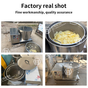 Secadora Centrífuga de Gran Venta, Pequeña Máquina Deshidratadora de Alimentos Fritos, Ideal para Deshidratar <span class=keywords><strong>Patatas</strong></span> Fritas y Chips de Plátano - Product Image 6