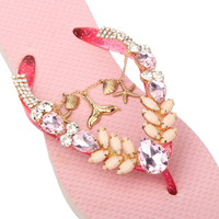 Boucle de chaussure en cristal scintillant à trois barres pour la fabrication de sandales et de pantoufles pour femmes