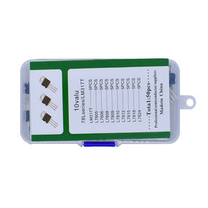 LM317T L7805 L7806 L7808 L7809 L7810 L7812 L7815 L7818 L7824 Kit d'assortiment de transistors 50PCS Boîte de régulateur de tension 10 valeurs - Product Image 4