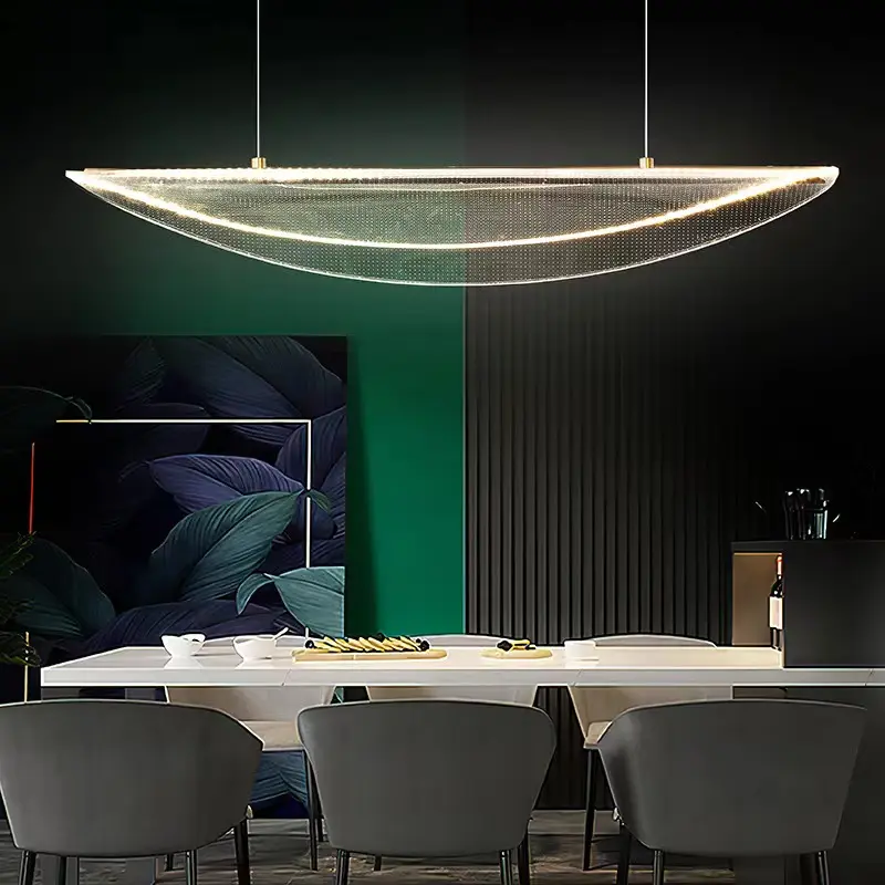 Lampe d'intérieur au design moderne décoration de salon salle à manger villa lustre LED de luxe suspension