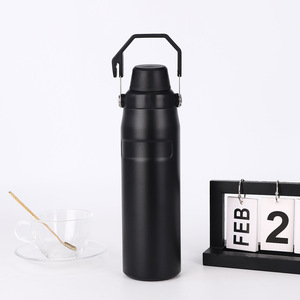 Termo duradero de 500 ml con diseño de boca curva: Botella de viaje ligera y a prueba de fugas para uso en la oficina y al aire libre - Product Image 1