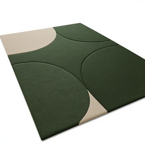 Tapis en laine de luxe fait main sur mesure, tout design, tufté, haute qualité, avec envers en latex, à poils ras, lavable, résistant aux taches, antidérapant, pour salon - Product Image 1