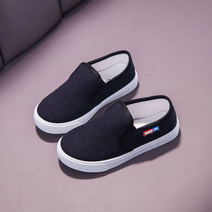 Vente en gros, nouveau design, chaussures confortables à semelle plate pour garçons, chaussures en toile décontractées à la mode pour enfants - Product Image 2