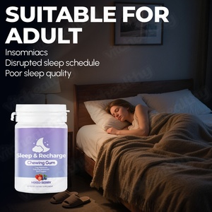 Vitahealthy OEM/ODM Marque Privée Chewing-gum <span class=keywords><strong>Sommeil</strong></span> & Recharge Formule Zéro Sucre avec Mélatonine <span class=keywords><strong>pour</strong></span> Améliorer la Qualité du <span class=keywords><strong>Sommeil</strong></span> - Product Image 3