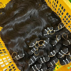 100% Extensions de cheveux humains vierges Machine cambodgienne Double trame Double noyée Variété droite comprenant des boucles afro naturelles - Product Image 1
