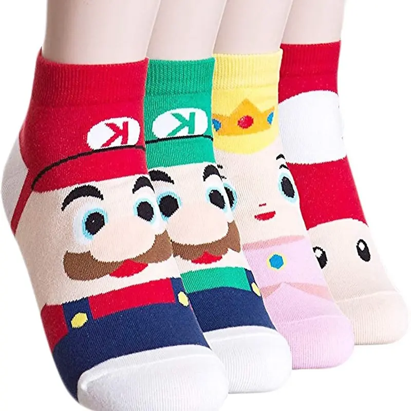 Cartoon Kinder Odyssee Yoshi Anime Socken lässig Jungen und Mädchen Socken Spielzeug Cosplay Kinder Socken Geschenk