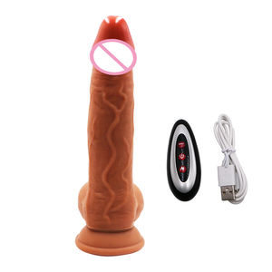Weibliche Fernbedienung Sexspielzeug künstlichen Penis perist altis chen Heiz <span class=keywords><strong>dildo</strong></span> Vibrator Fernbedienung Teleskop Vibration <span class=keywords><strong>Dildo</strong></span> - Product Image 6