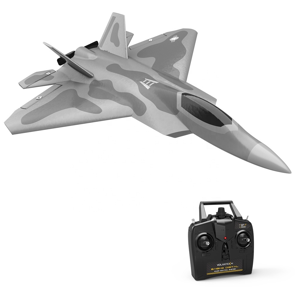 Avion Chasse F22 Fivtsme – 2,4 GHz, Mousse EPP, LED, 2 Batteries 150mAh, Vol 15 Min – Débutants, Extérieur, Cadeau