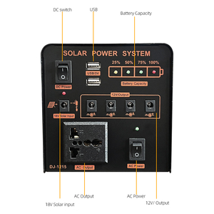 Aiya220V 300 Watt Small Solar Photovoltaic <b>Power</b> <b>Generation</b> System, Mobile Phone Charging, Lighting, Portable <b>Power</b> Supply AY300 - Product Image 1