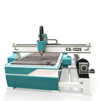 Routeur CNC 4 axes MEOKON Heavy Duty 1325 avec axe rotatif latéral, machine de fraisage CNC industrielle stable pour la sculpture sur bois 3D