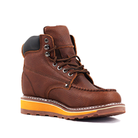 Chaussures de sécurité imperméables à embout composite en cuir Action Leather, marque Goodyear, en acier inoxydable, pour la construction et l'usine