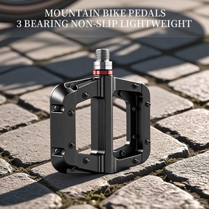 <span class=keywords><strong>Pedales</strong></span> de Bicicleta de Montañ<span class=keywords><strong>a</strong></span> LEWEE, <span class=keywords><strong>Pedales</strong></span> de Bicicleta de Carretera, 3 Rodamientos, Antideslizantes, Ligeros, de Nailon y Aluminio, Sellados, Resistentes al Agua, BMX 9/16 - Product Image 4