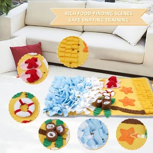 Tapis de reniflement pour chiens en gros, style plage océanique, tapis d'entraînement interactif pour chiens, tapis de jeu intérieur/extérieur - Product Image 2