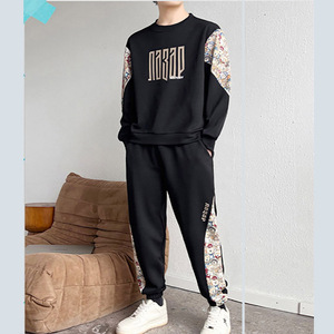 Completi da <span class=keywords><strong>Uomo</strong></span> Giovanile in Tessuto Pesante Traspirante Elasticizzato in Quattro Direzioni, Eco-Friendly, con Ricamo alla Moda per Studenti - Vendita all'Ingrosso - Product Image 6