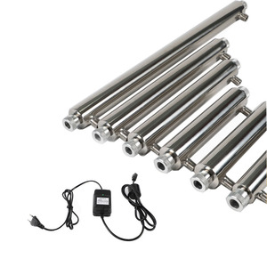 Filtro de agua UV 25W Luz de desinfección ultravioleta Purificadores de agua UV 6GPM Lámpara UV Funda de cuarzo incluida - Product Image 6