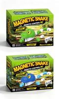 Jouet Serpent Magnétique RC Télécommandé, Serpent Affamé qui Mange les Voitures, Jouet Éducatif STEM pour l'Interaction Parent-Enfant, Cadeau pour Enfants