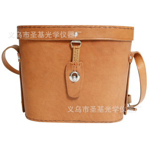 Bolsa de transporte de cuero Jia Shi Le SJ-04 para telescopios y binoculares tipo 62, 95, 63, estuche suave personalizable - Product Image 2