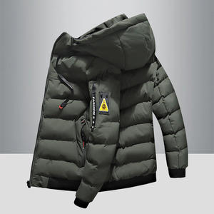 Venta al por mayor Unisex El Norte chaqueta personalizada cara de los hombres transpirable algodón blusa <span class=keywords><strong>abrigo</strong></span> temporada de invierno logotipo frontal cremallera - Product Image 4