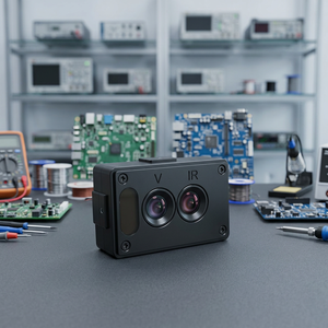 Cámara de visión dual de amplio rango dinámico con algoritmo de detección en vivo, certificación CE, en stock para escáner de pasaportes y tarjetas de identificación, compatible con dispositivos secundarios. - Product Image 3