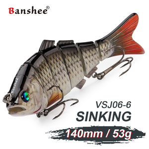 Hot <span class=keywords><strong>Pike</strong></span> VSJ06-6 "Tissu Multi Articulé Naufrage Swimbait Emballage Personnalisé En Gros Inventaire Glisse Basse Leurres De Pêche - Product Image 4