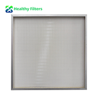 Filter Udara HEPA H13 H14 U15 Kustom Baru 0.3 Mikron 99.99% Efisiensi Tinggi untuk Ruang Bersih Aliran Laminar Peternakan Jamur 1 Tahun