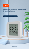 Super-mini TH05 BLE 5.0 Capteur de température et d'humidité Tuya Thermomètre intelligent Thermomètre LCD Support Alexa,Google