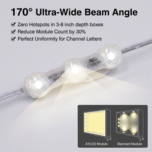 Module LED 12V Super Lumineux SMD 2835 Étanche IP68 Modules LED à Injection avec Lentille pour Enseignes et Lettres Lumineuses - Product Image 3