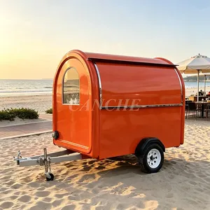 Chariot de restauration mobile de rue de haute qualité pour le petit-déjeuner, idéal pour les bagels et le café, parfait pour les entreprises - Product Image 1