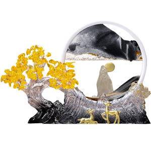 Figurine en résine époxy sculptée artistique personnalisée de luxe haut de gamme de style chinois pour entrée, salon, bureau, meuble TV - Product Image 5